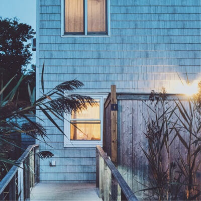 walkway to a beach house
